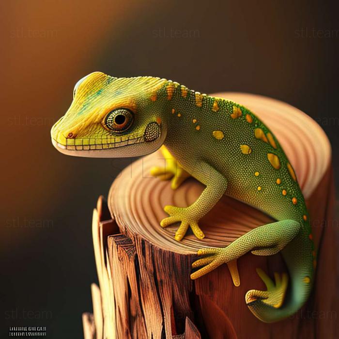 3D модель Phelsuma пастерівська (STL)